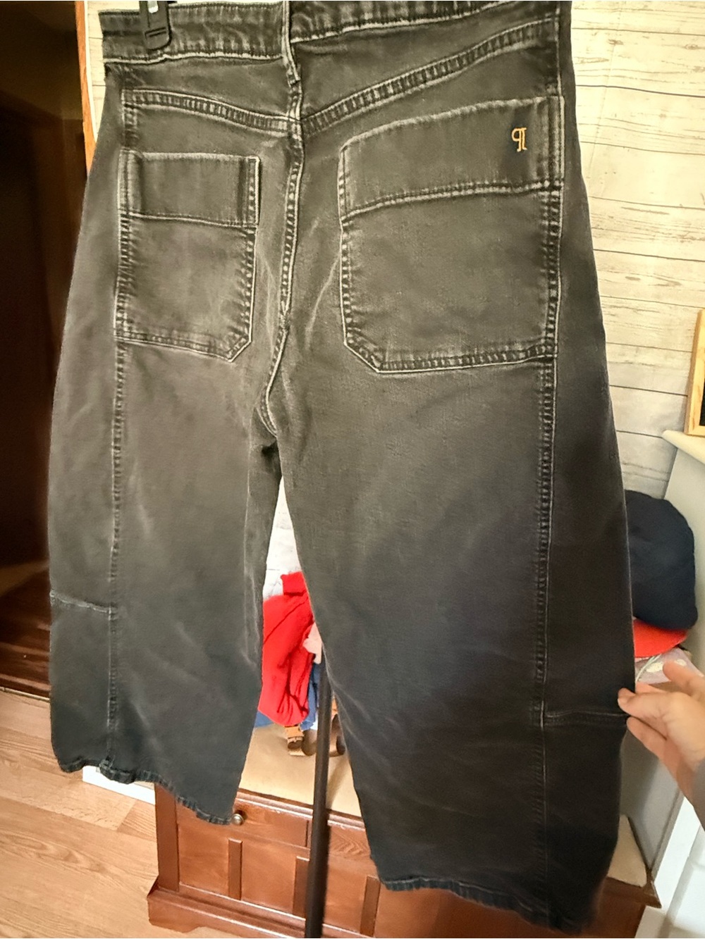 Pilcro Heritage Curvy Mid Rise Barrel Jeans - Picture 3 of 3